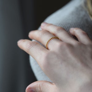 Everyday Ring, thin gold Ring