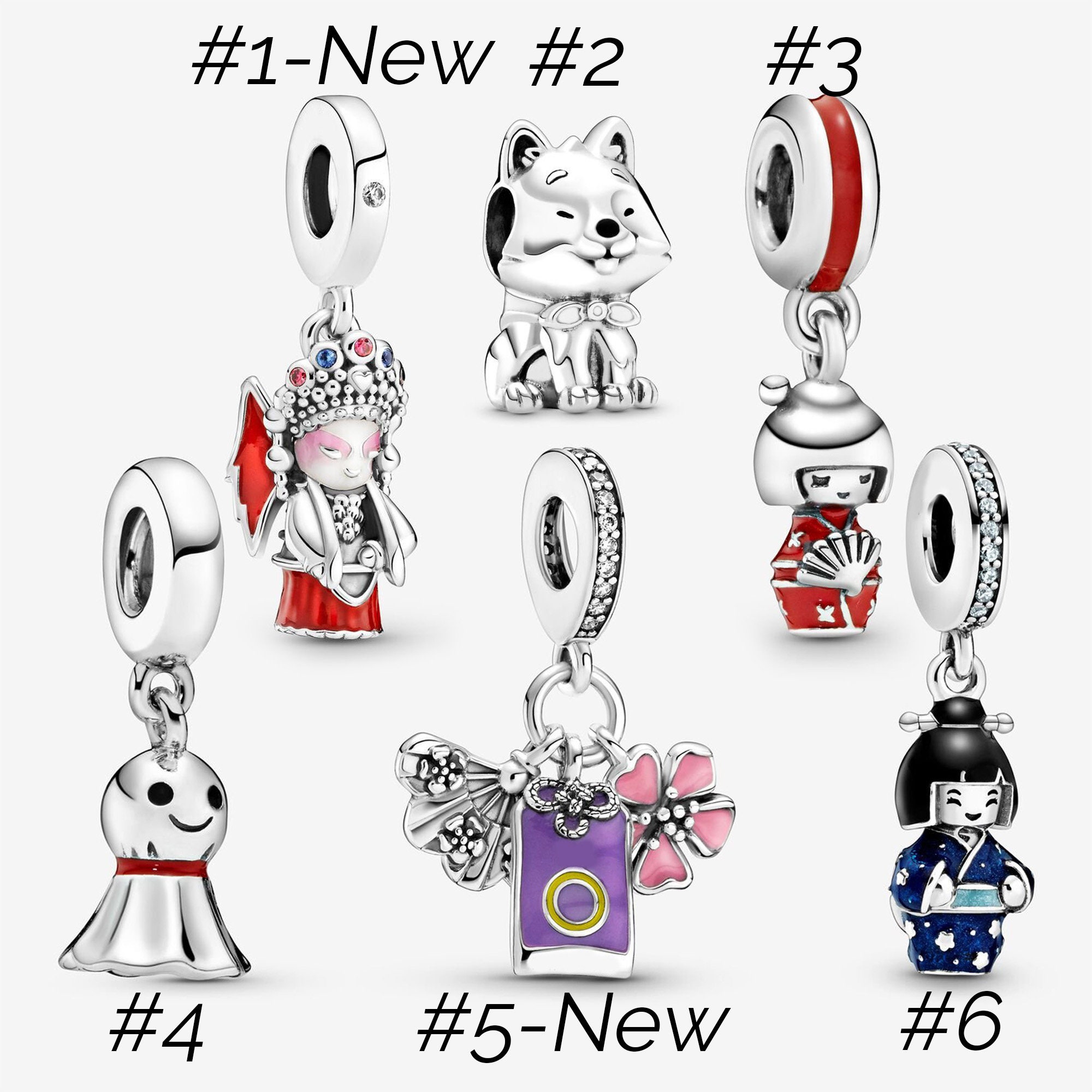 2021 New Japanese Charms fit Pandora Bracelet in 925 Sterling Etsy