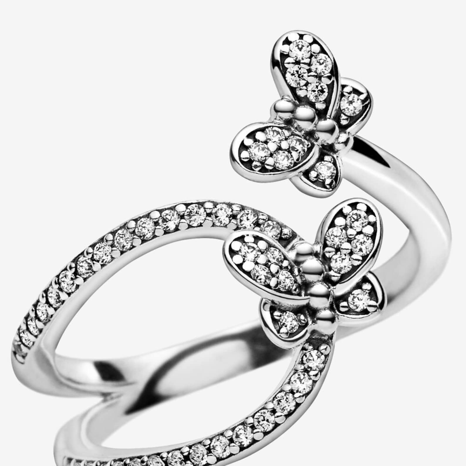 Butterfly Ring fit Pandora Style in 925 Sterling Silver with Etsy