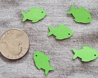 Fish Confetti, Fishing Birthday Decor