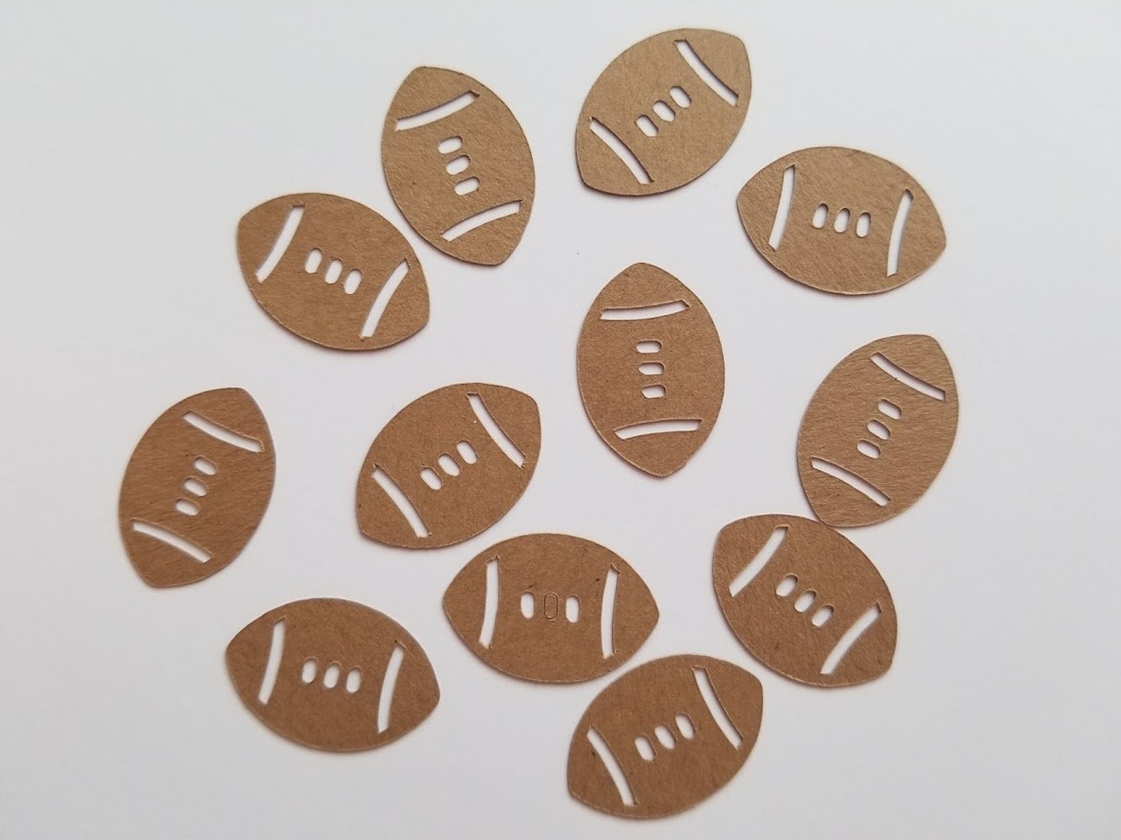 Football Confetti for Party Decor Etsy