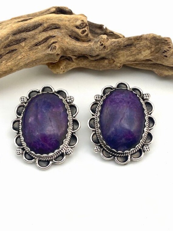 Sugilite earrings best sale