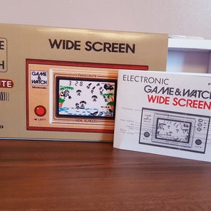 Parachute PR-21 Game & Watch  Box Manual and Tray - NO GAME included