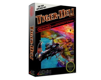 Tiger Heli NES Box Manual Poly Block Dust Cover - NO GAME included