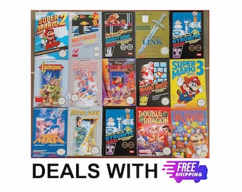 10  for the price of 8 ! Box Deal SNES Box NES Box N64 Box Game Boy Box Virtual Boy Game and Watch Free Shipping Gamer Gift for Men