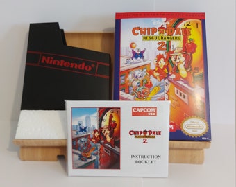 Chip n Dale Rescue Rangers 2 NES Box Manual Poly Block Dust Cover - NO GAME included