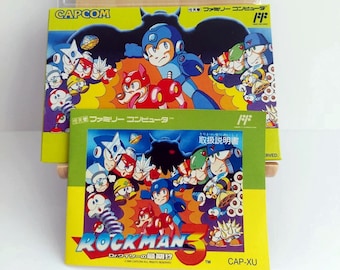 Rockman 3 Famicom Box & Tray - NO GAME Included - Etsy