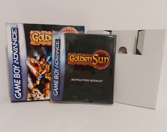 Golden Sun GameBoy Advance Box Manual & Tray - NO GAME included