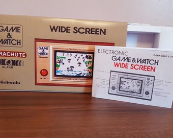 Parachute PR-21 Game & Watch  Box Manual and Tray - NO GAME included