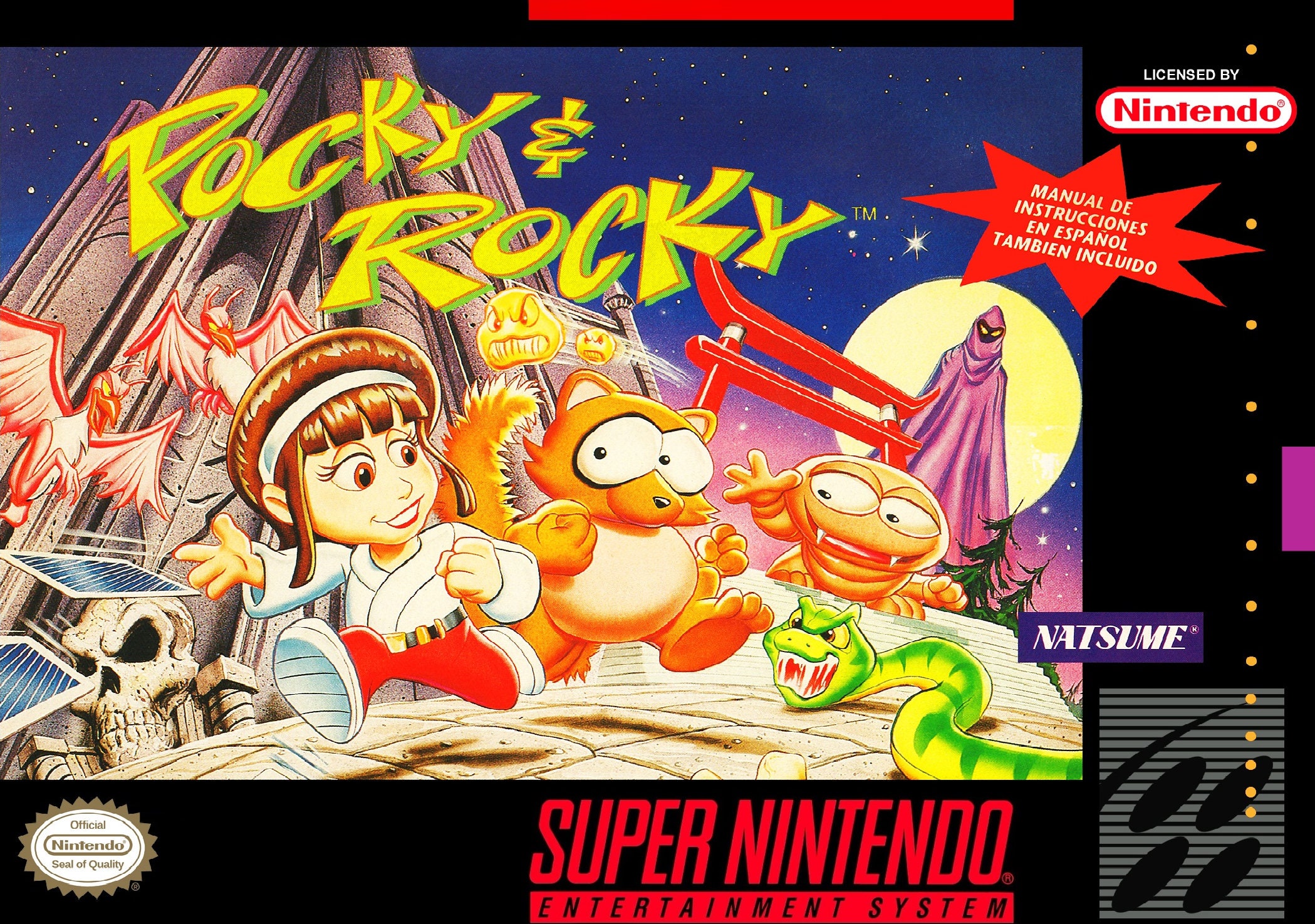 SNES Replacement Box Manual & Tray Pocky and Rocky NO GAME - Etsy
