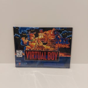 Jack Bros Virtual Boy Box Manual & Tray NO GAME included image 3