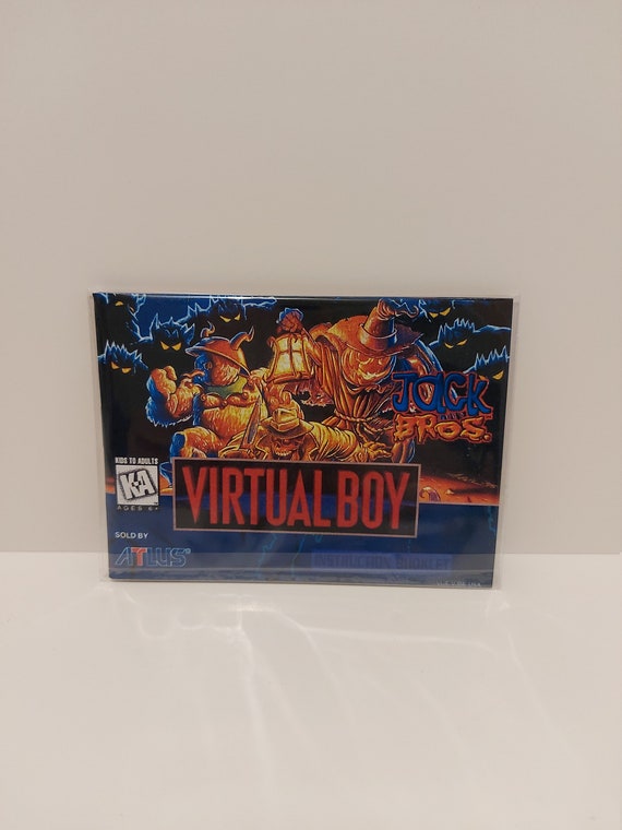 Jack Bros Virtual Boy Box Manual & Tray -NO GAME Included - Etsy