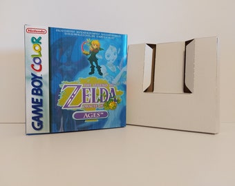 The Legend of Zelda Oracle of Ages Gameboy Color Box Tray & Manual