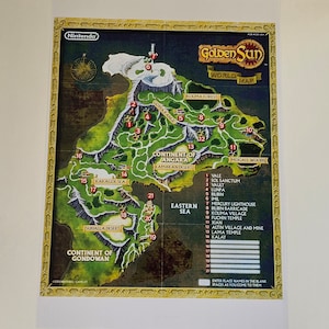 Carte du soleil d'or GBA Carte du soleil d'or des États-Unis