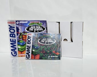 TMNT Back From the Sewers Gameboy Box Manual & Tray - NO GAME included