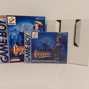 Castlevania Legends Gameboy Box Manual & Tray -NO GAME included