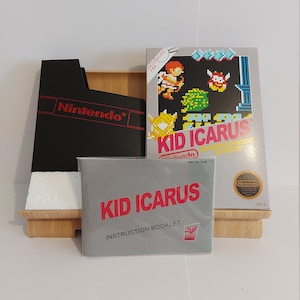 Manuale della scatola Kid Icarus NES Poly Block Dust Cover - NESSUN GIOCO incluso
