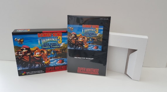 Donkey Kong Country 3 SNES Box Manual and Tray NO GAME Included - Etsy