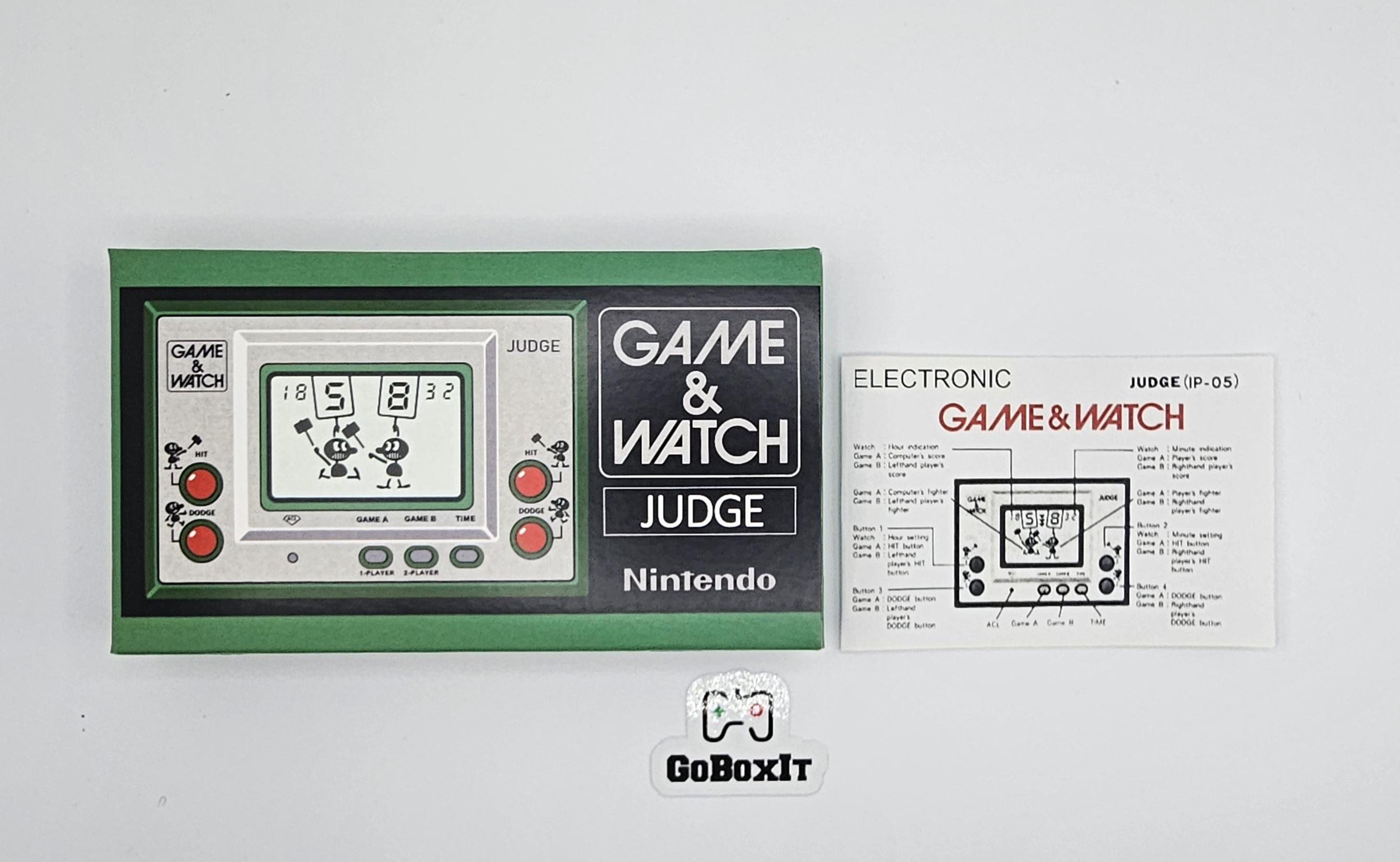 Judge IP-05 Game & Watch Box Manual Tray Only - NO GAME Included