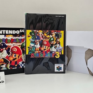 Mario Party 3 N64 Box Manuale Vassoio NESSUN GIOCO incluso