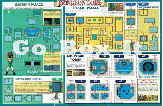 The Legend of Zelda: A Link to the Past - Inn Map (Labeled) - SNES Super  Nintendo