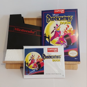 Darkwing Duck NES Box Manuale Poly Block Copertura antipolvere - NESSUN GIOCO incluso