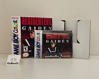 Resident Evil Gaiden Gameboy Color  Box Manual & Tray - NO GAME included
