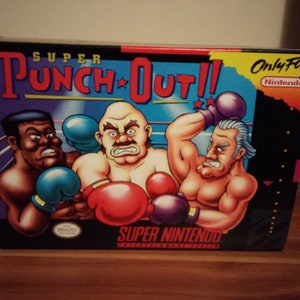 Super Punch Out SNES Box Manual and Tray NO GAME included