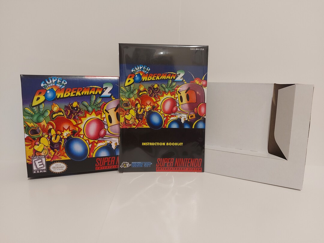Buy Super Bomberman SNES Box Manual and Tray NO GAME Included Online in  India