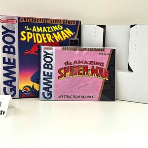 The Amazing Spider-Man Gameboy Box Manual & Tray NO GAME included