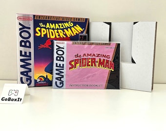 The Amazing Spider-Man Gameboy Box Manual & Tray NO GAME included