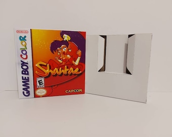 Shantae Gameboy Color Box Manual & Tray - NO GAME included