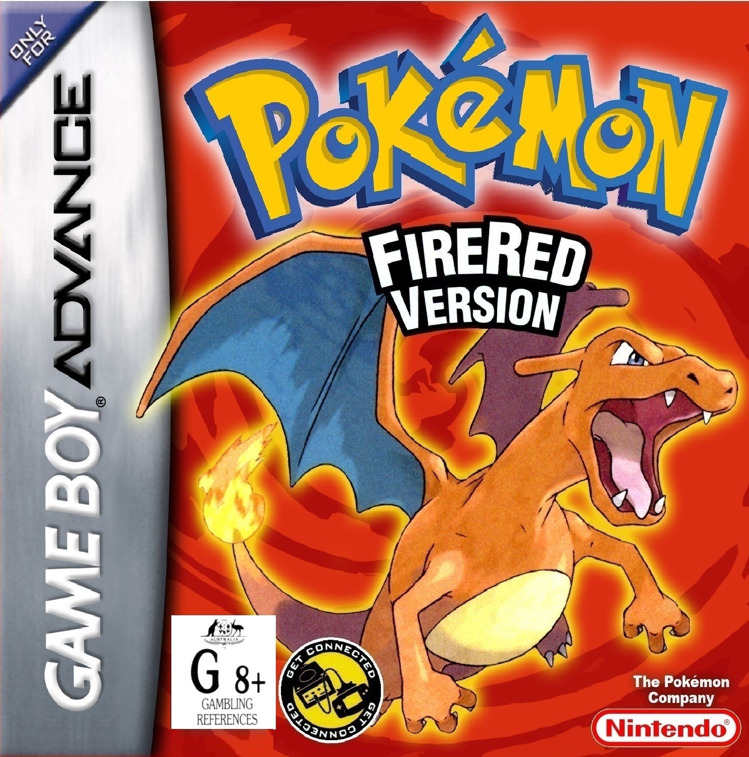 Pokemon Fire Red Authentic GBA Gameboy Advance - Preloaded All 386 Pokemon