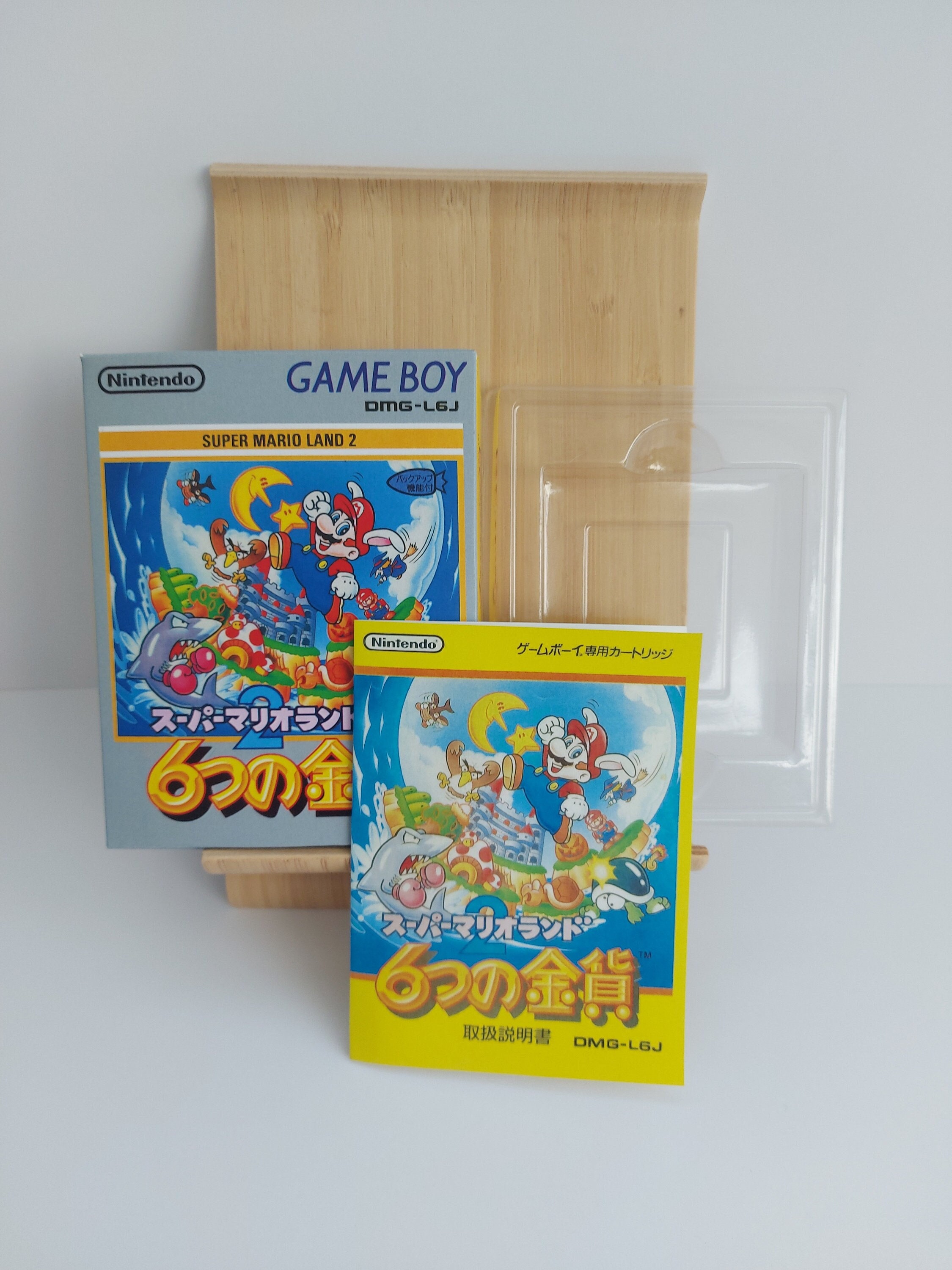 Super Mario Land 2 Japanese Gameboy Box & Tray - NO GAME Included