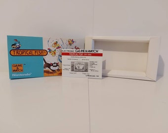 Tropical Fish TF-104 Game & Watch Box Manual and Tray -  NO GAME included