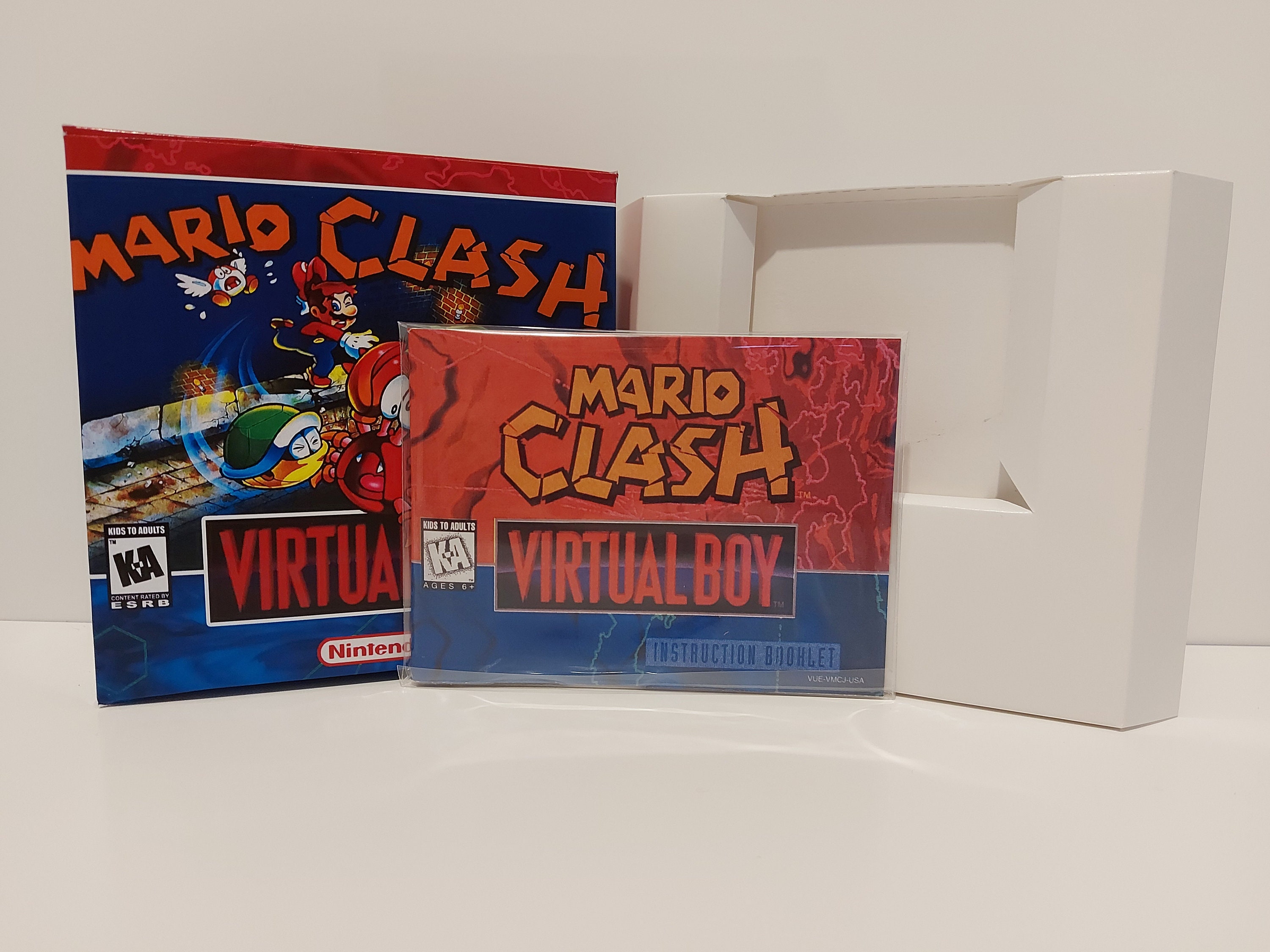 任天堂 バーチャルボーイ　ジャンク　説明書付き　MARIO CLASH 任天堂 バーチャルボーイ ジャンク 説明書付き MARIO CLASH Nintendo