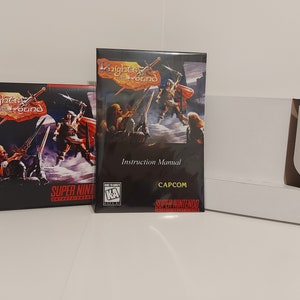 Knights of the Round SNES Box Manual and Tray NO GAME included