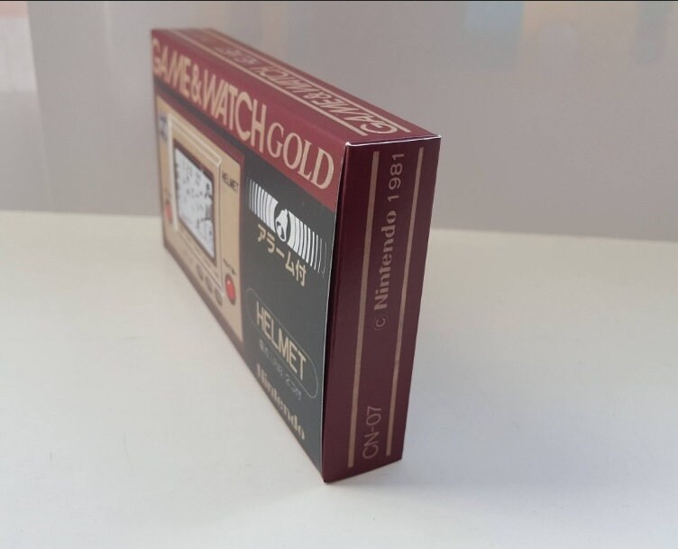 Helmet CN-07 Game & Watch Box Manual Only - NO GAME Included