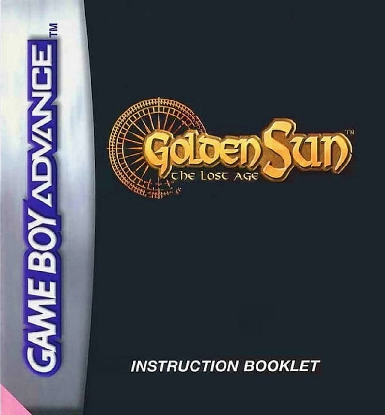 Golden Sun 2 The Lost Age GameBoy Advance Box Manual Map & Tray NO GAME included image 3