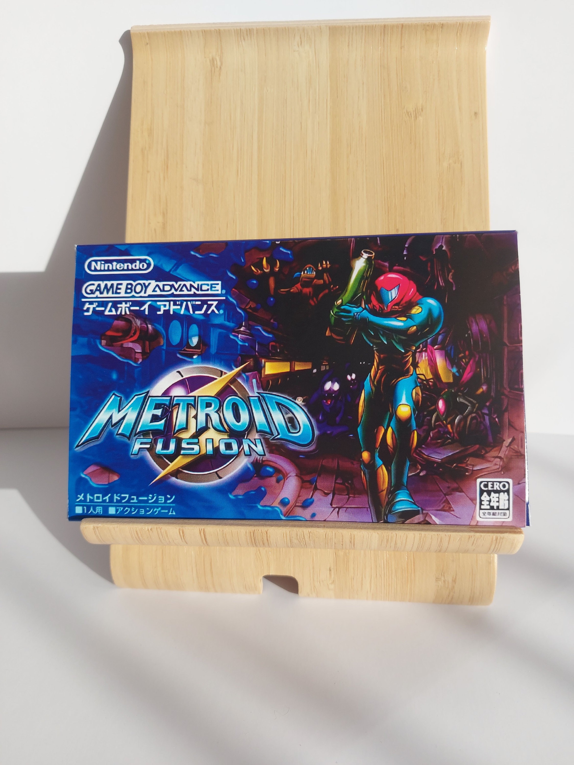Metroid Fusion Japanese Gameboy Advance Box & Tray - NO GAME Metroid Fusion Japanese Gameboy Advance Box & Tray - NO GAME