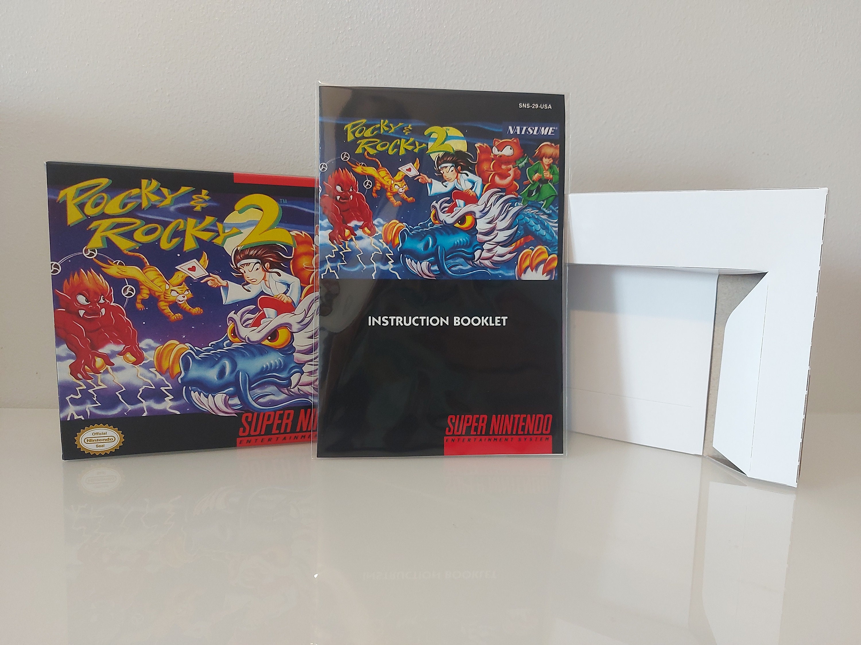 Pocky Rocky 2 Snes Repro Con Caja | Cuotas sin interés