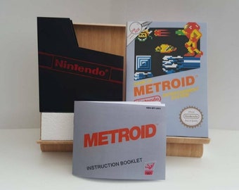 Metroid NES Box Manual Poly Block Dust Cover - NO GAME included