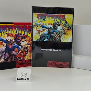 Sunset Riders SNES Box Manual and Tray NO GAME included