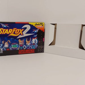 StarFox 2 SNES Box Manual and Tray NO GAME included image 3