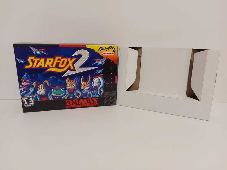 StarFox 2 SNES Box Manual and Tray NO GAME included image 3