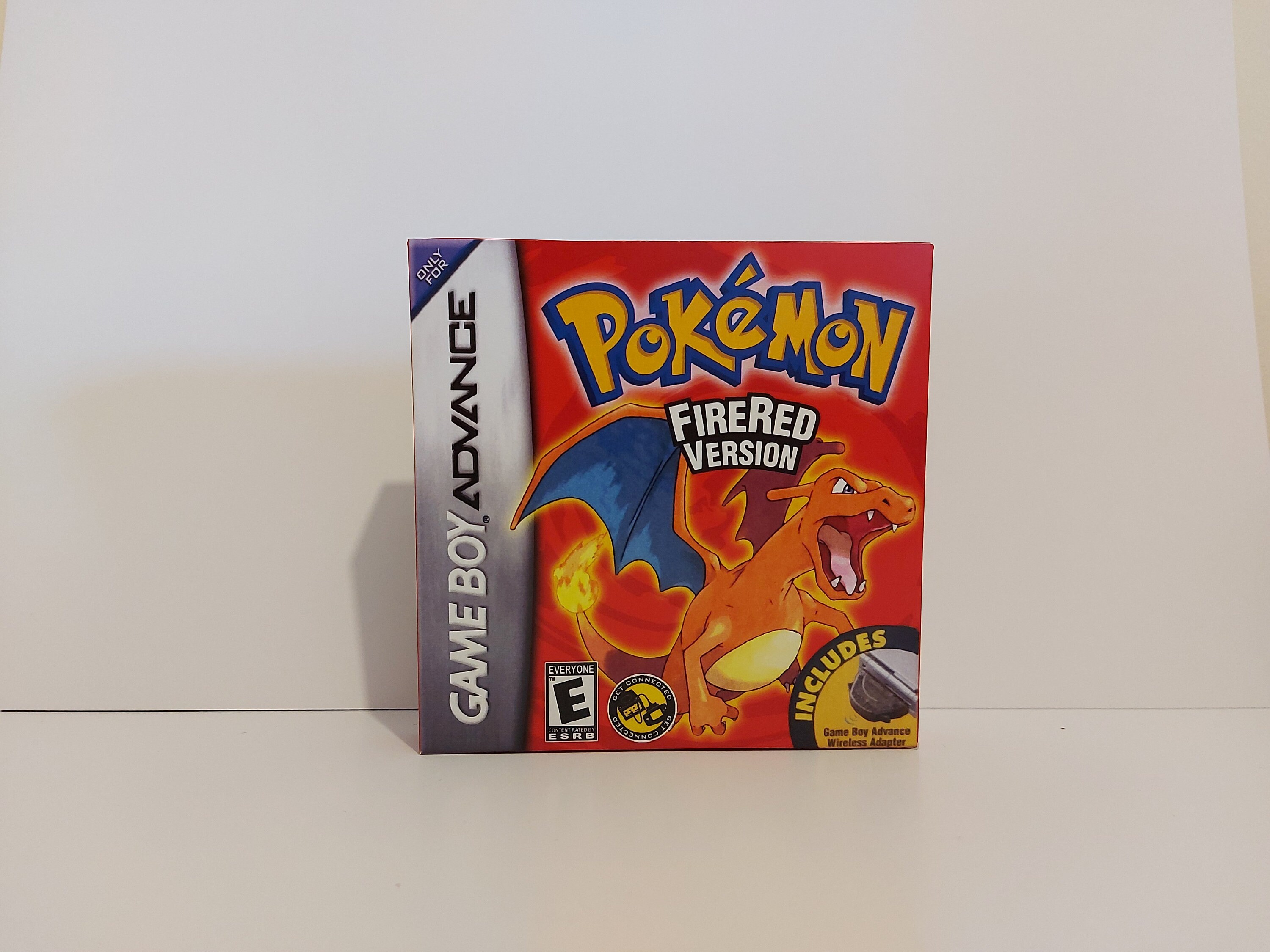 Gameboy Advance Box & Tray Pokémon Fire Red NO GAME Included Gamer