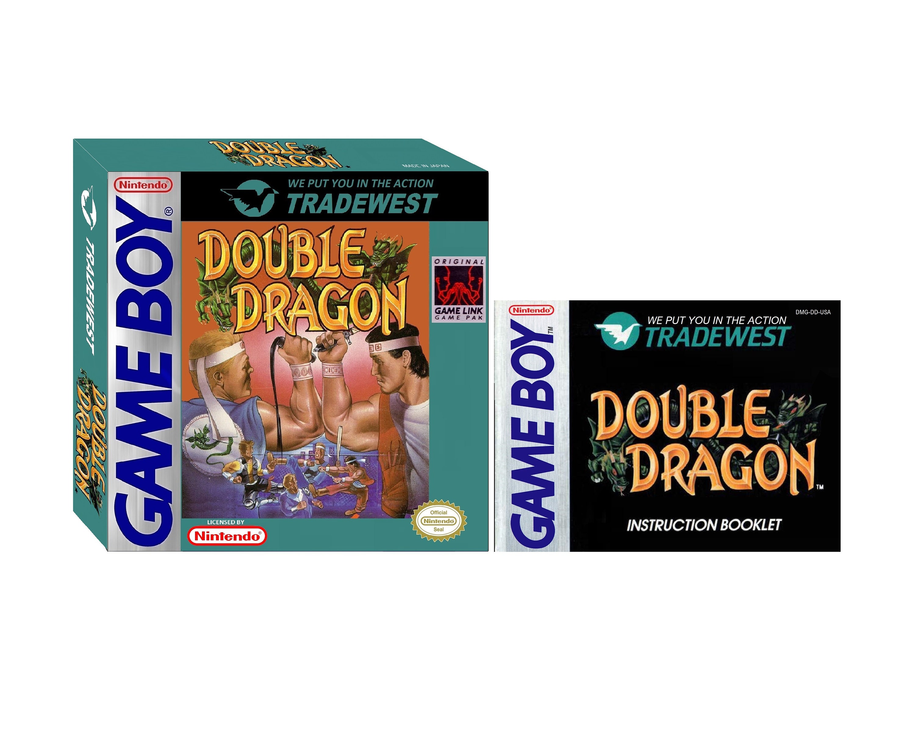 Double Dragon Advance Framed Print Ad/poster Official GBA Game 