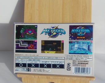 メトロイドフュージョン 日本版ゲームボーイアドバンス ボックス