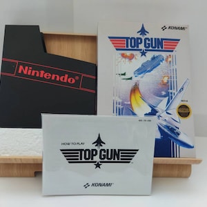 トップガン NES ボックス マニュアル ポリブロック ダストカバー - ゲームは付属しません
