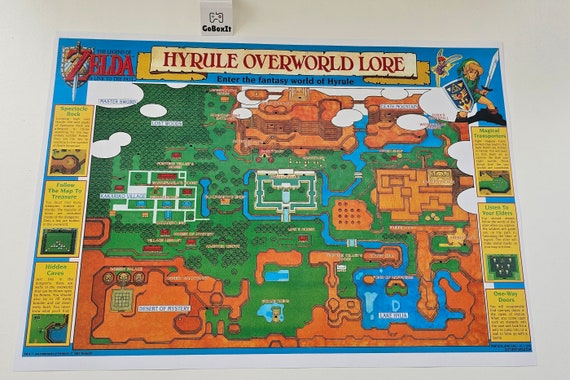ゼルダの伝説 神々のトライフォース2 ハイラル SNES マップ ゼルダの